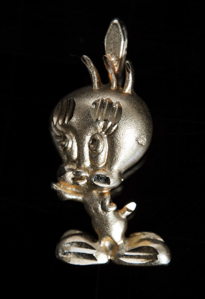 14K Yellow Gold Tweety Bird Pendant