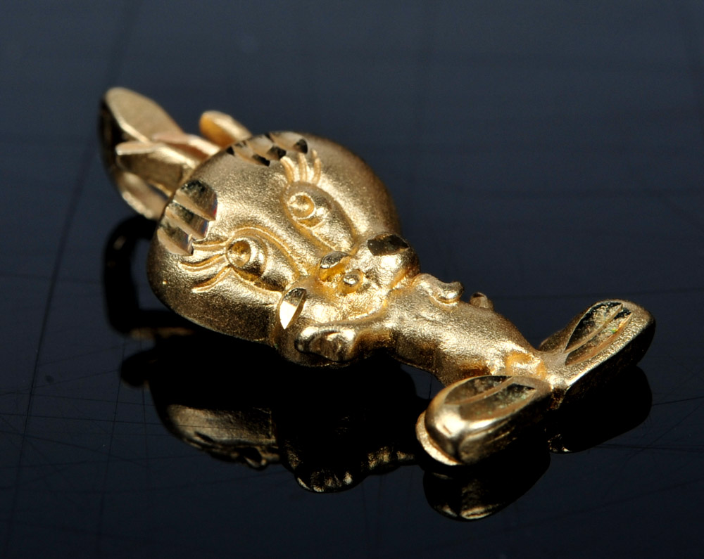 14K Yellow Gold Tweety Bird Pendant