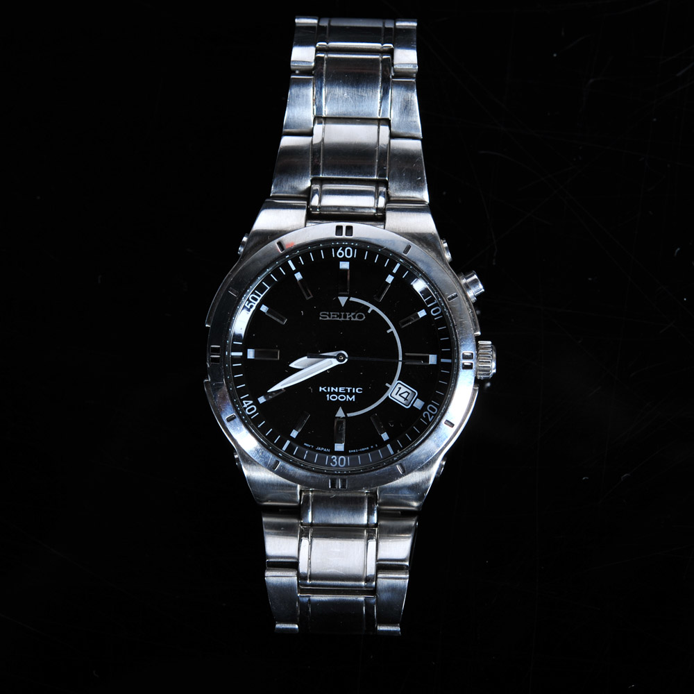 Seiko Kinetic 100M Men's Watch