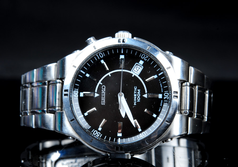 Seiko Kinetic 100M Men's Watch