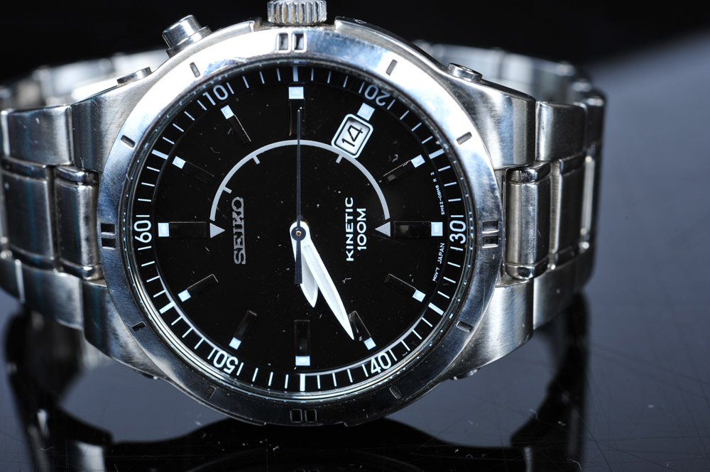 Seiko Kinetic 100M Men's Watch