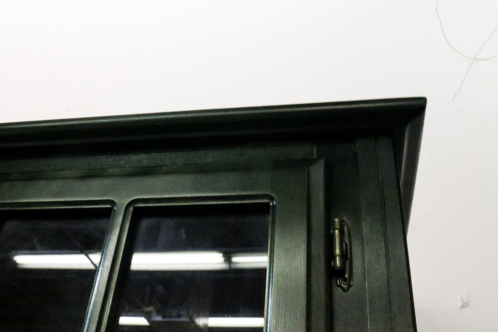 Dark Green Wooden Hutch