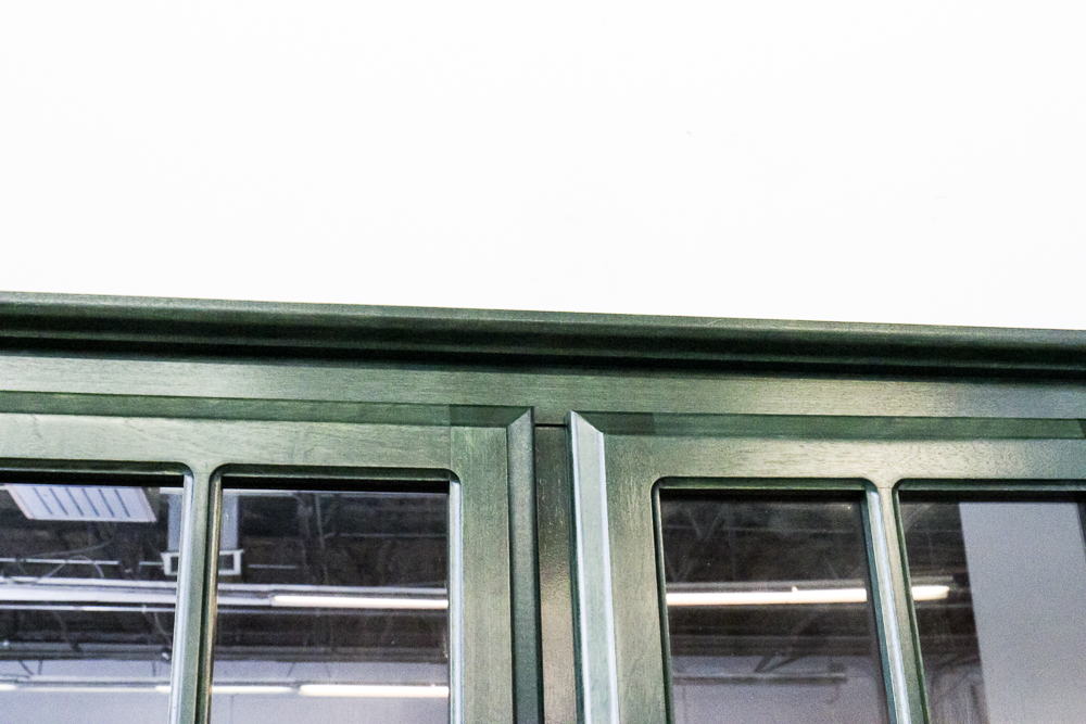 Dark Green Wooden Hutch