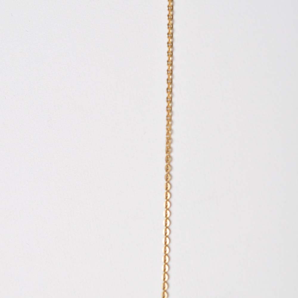 Italian 14K Gold Garnet and Diamond Pendant