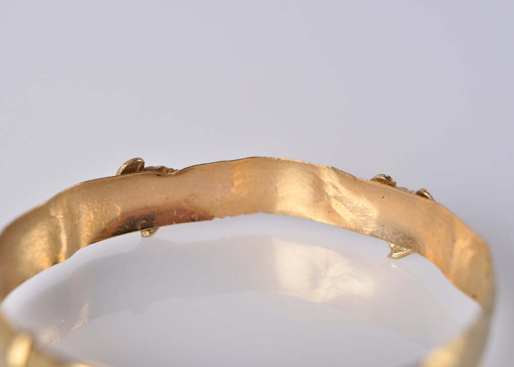 Pair of Vintage Gold-Filled Baby Bangle Bracelets