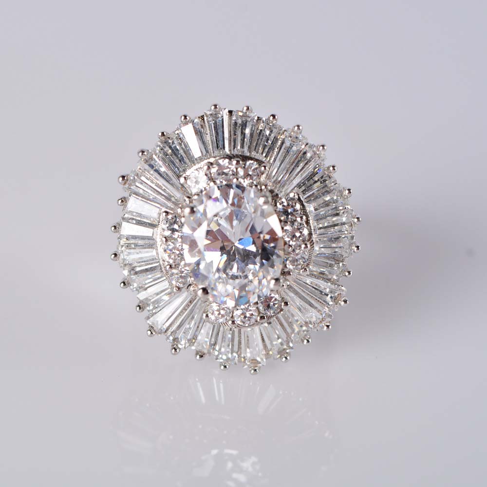 Pair of 925 Sterling Silver Rings