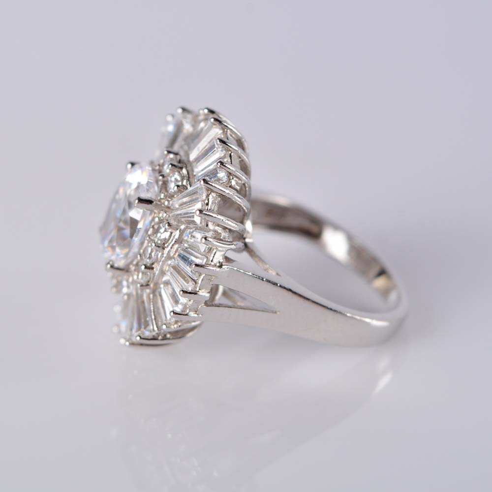 Pair of 925 Sterling Silver Rings