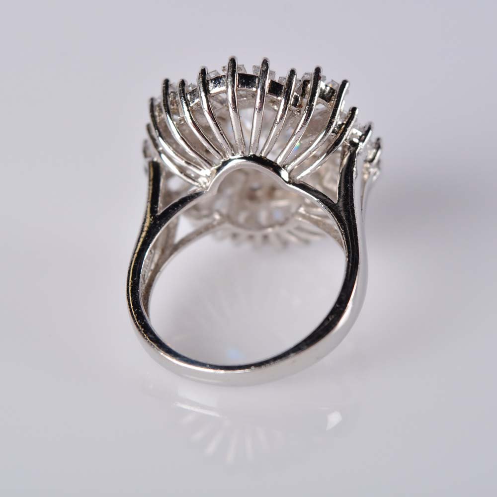 Pair of 925 Sterling Silver Rings