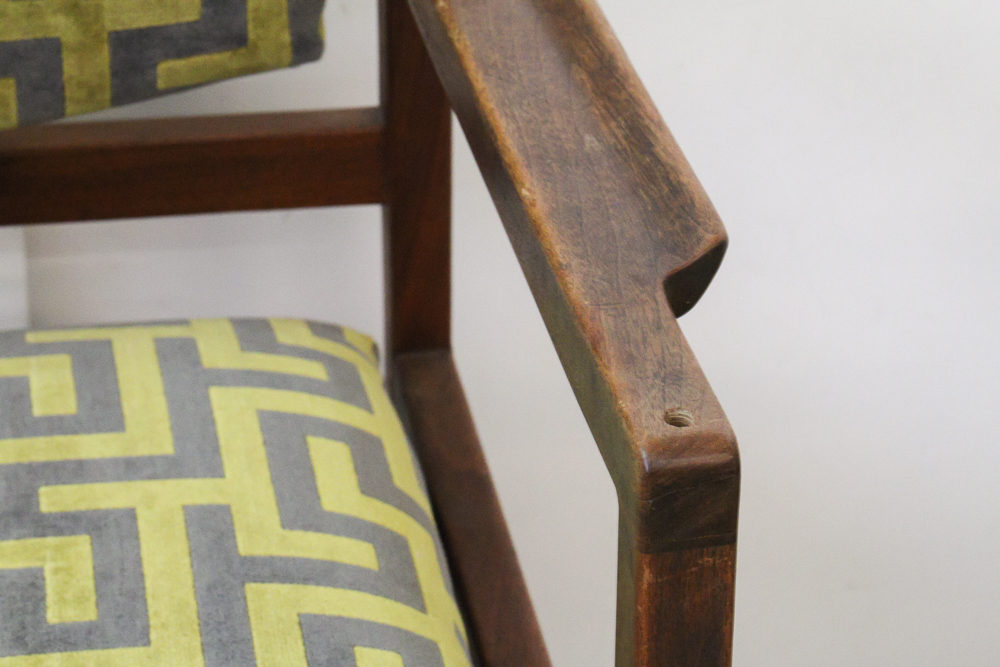 Mid Century Modern-Style Upholstered Armchair