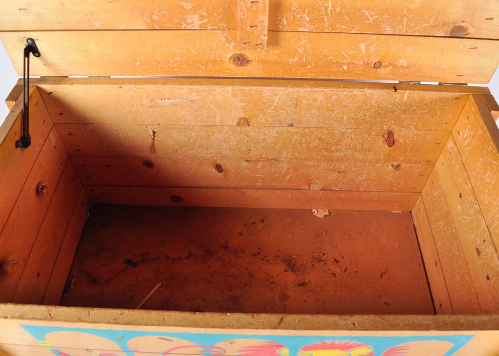 Vintage Wood Toy Wagon