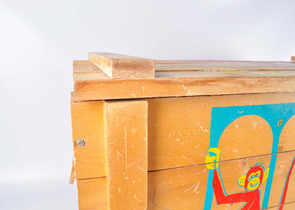 Vintage Wood Toy Wagon