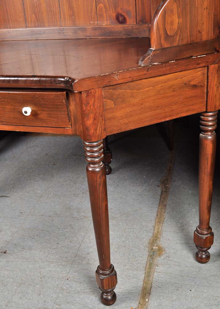 Dark Wood Ethan Allen Corner Cabinet