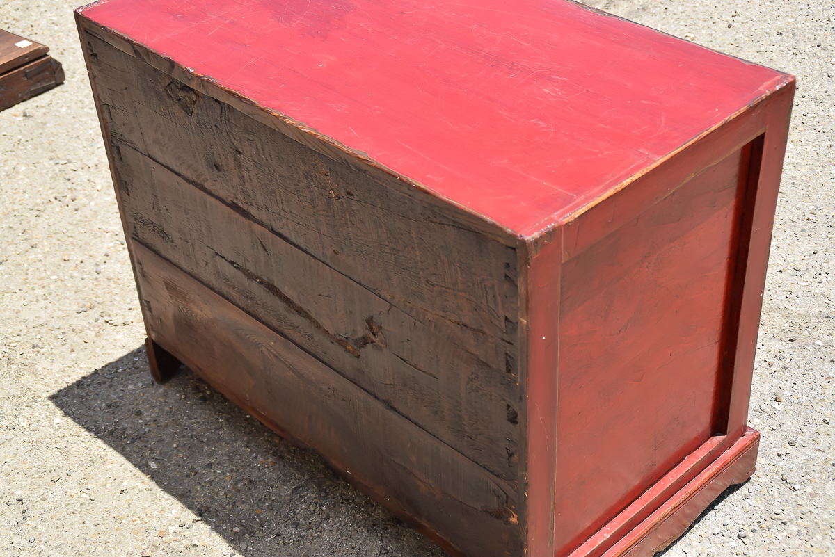 Hand Painted Asian Cupboard