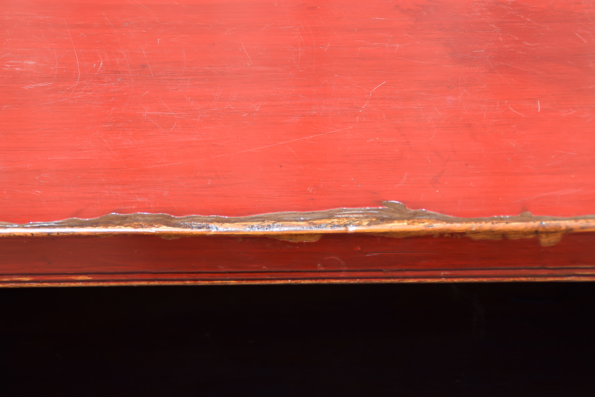 Hand Painted Asian Cupboard