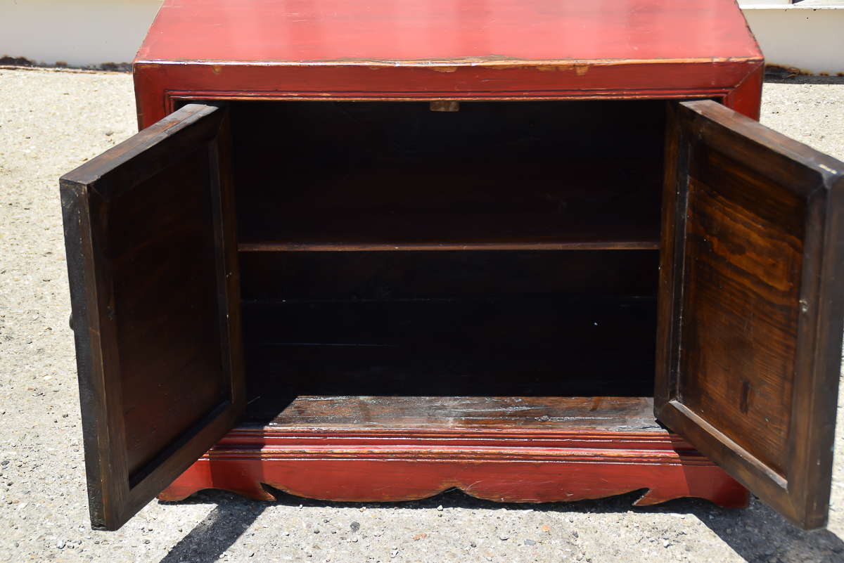 Hand Painted Asian Cupboard