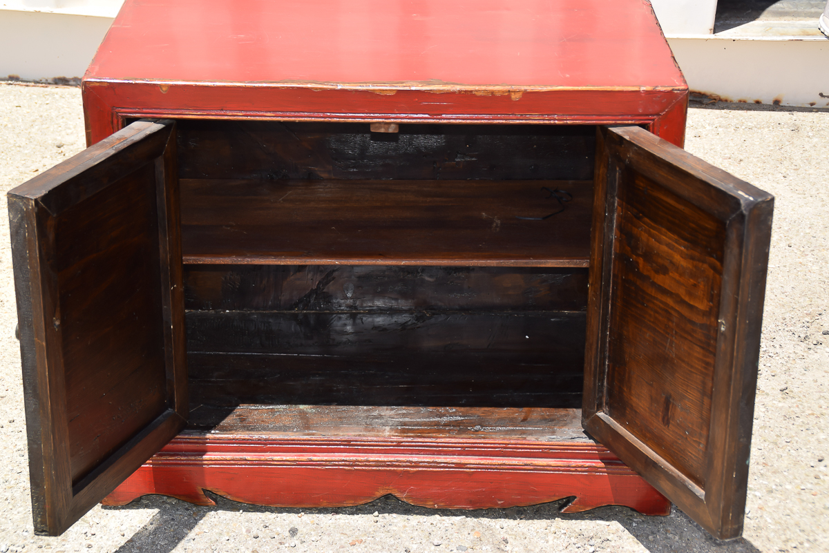 Hand Painted Asian Cupboard