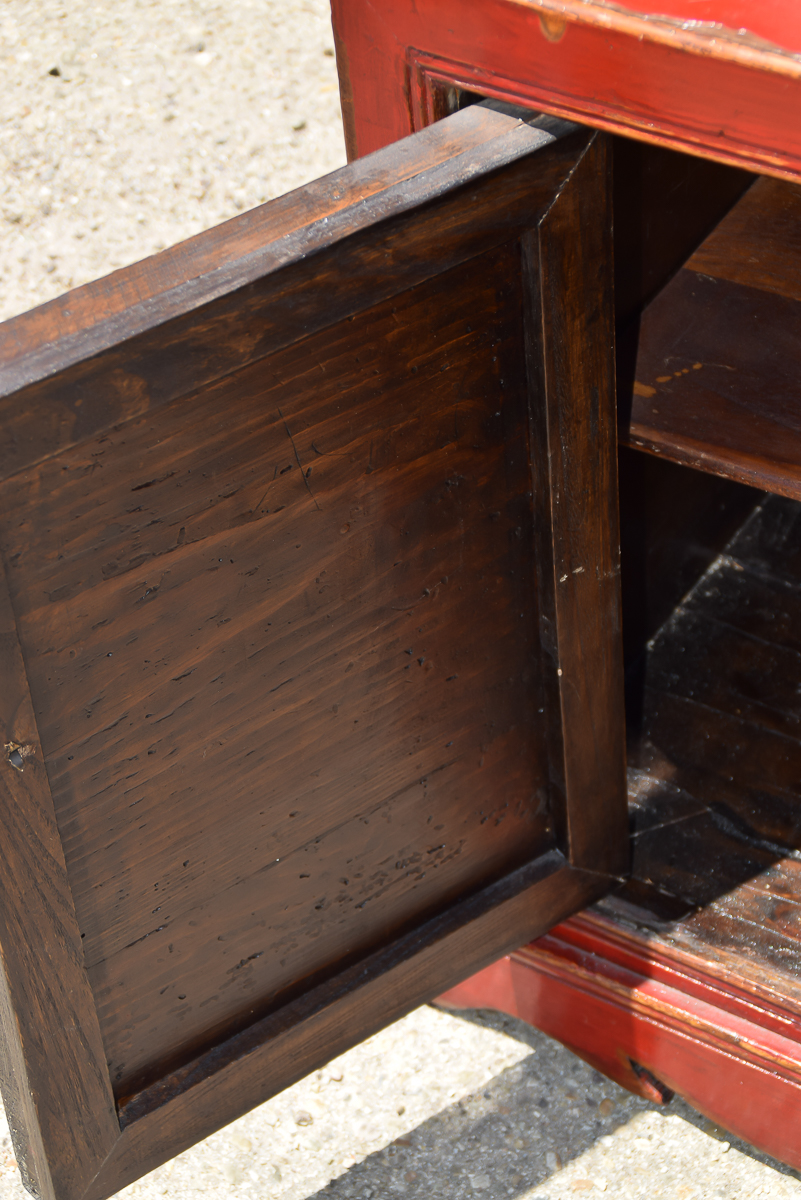 Hand Painted Asian Cupboard