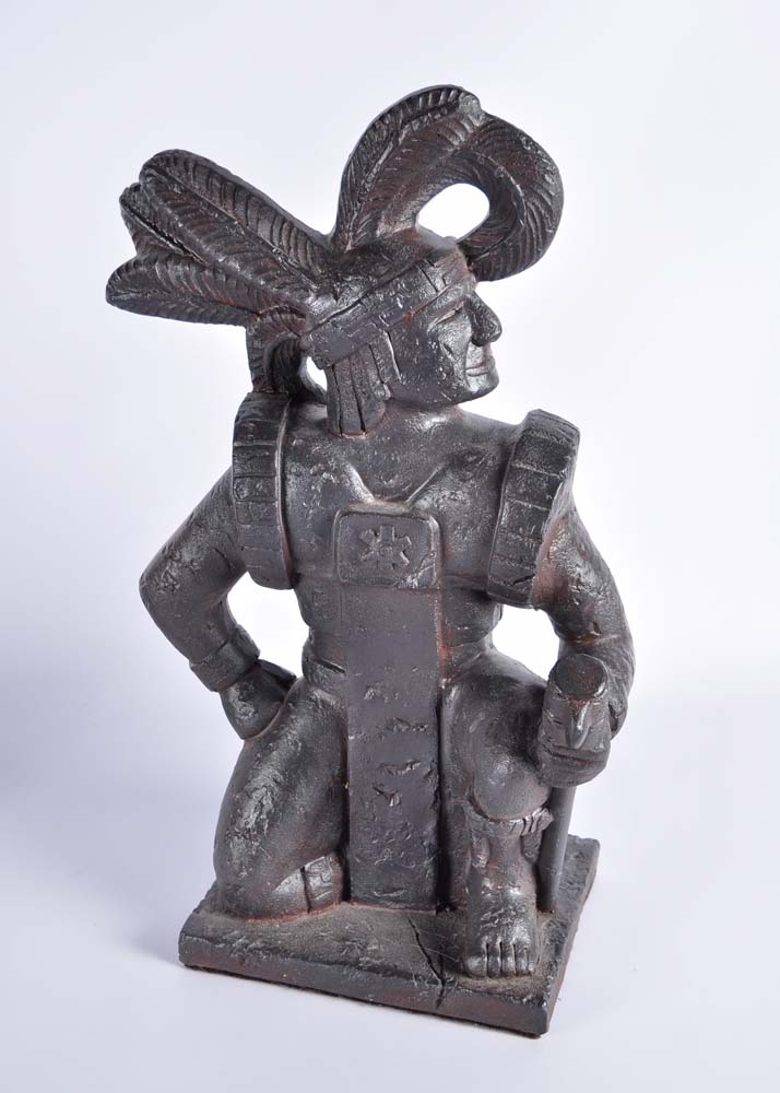 Pair of Decorative Pottery Table Sculptures