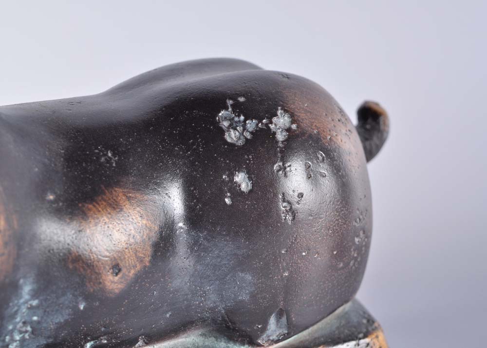 Pair of Decorative Pottery Table Sculptures