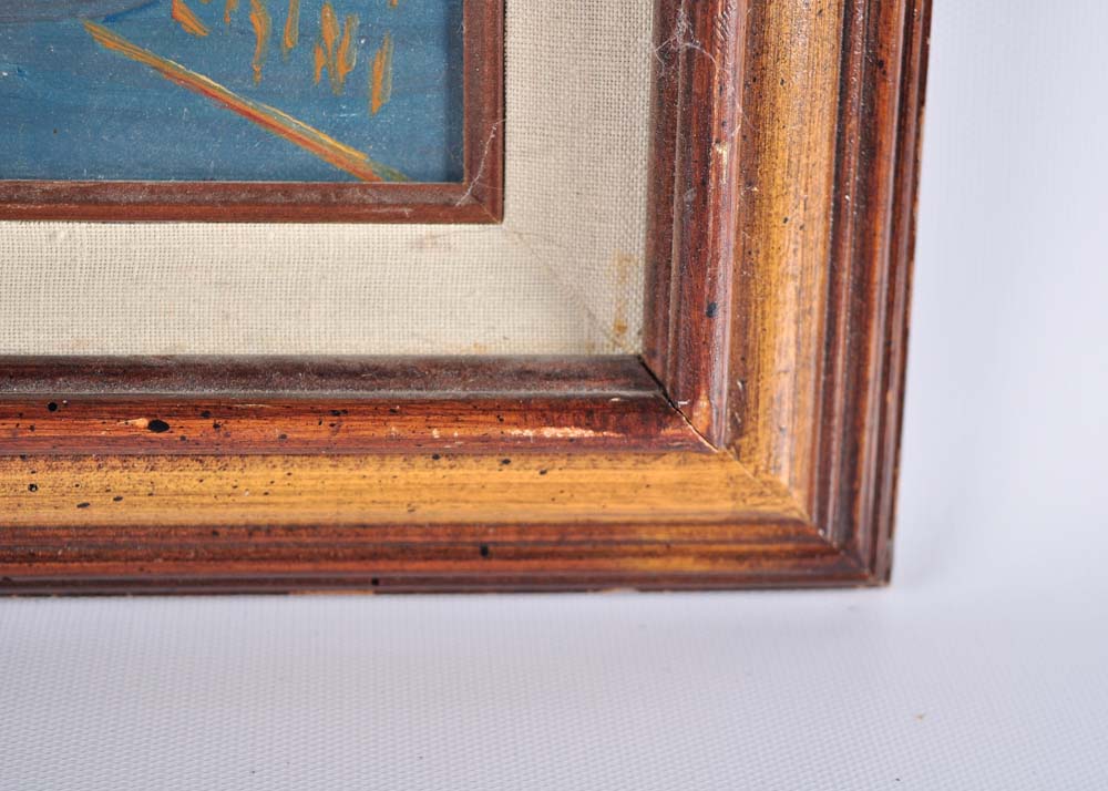 Ferini Signed Acrylic Painting