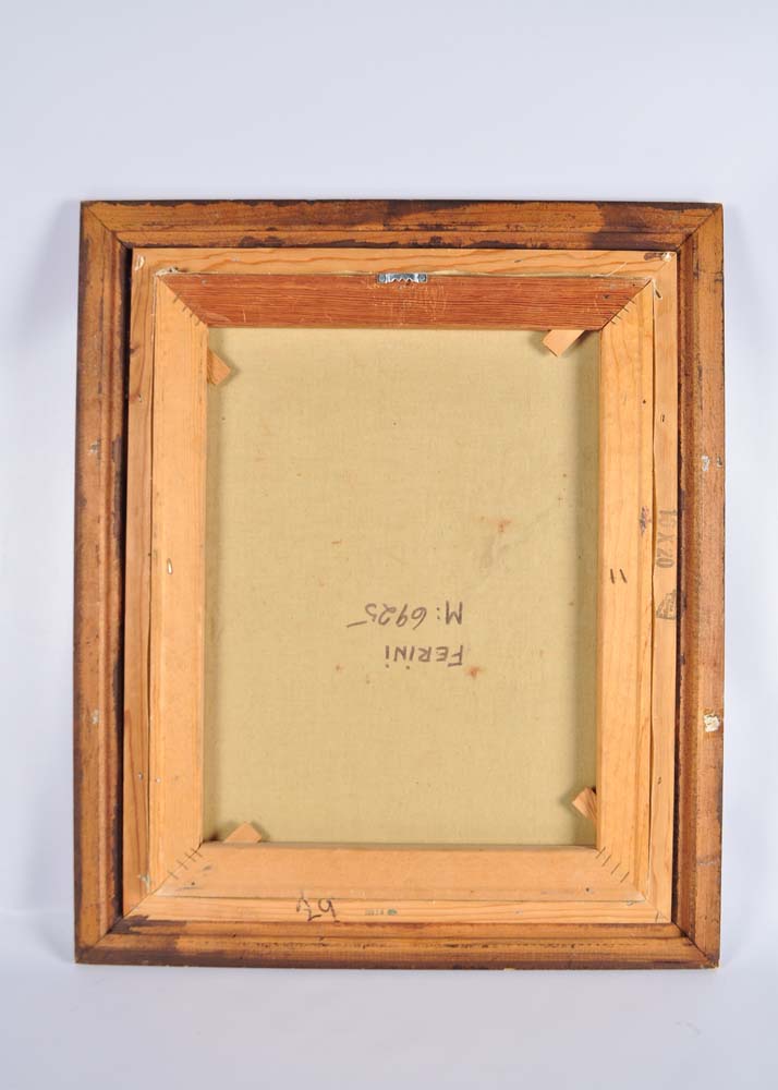 Ferini Signed Acrylic Painting