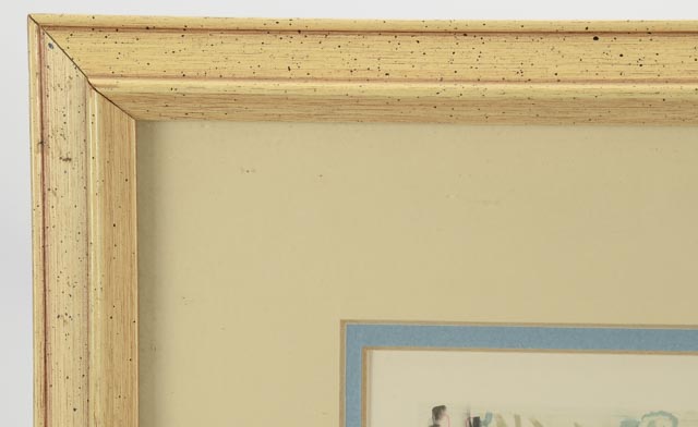 Sarah Churchill Signed LE Hand-Pulled Lithograph "Interior View"