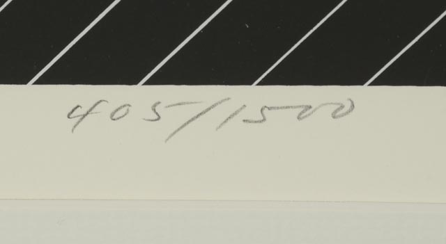 Charley Harper Signed Limited Edition Serigraph "Pelican in Downpour"