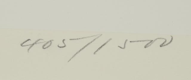 Charley Harper Signed Limited Edition Serigraph "Crow in the Snow"