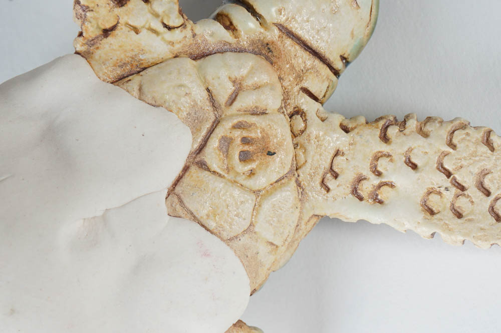 Ceramic Baby Sea Turtle Sculpture