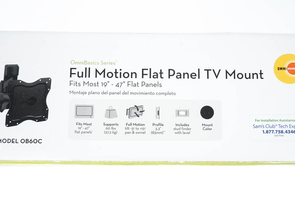 Full Motion Flat Panel TV Mount