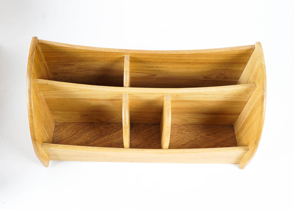 Solid Wood Kitchen Organizers and Cookbook Stand