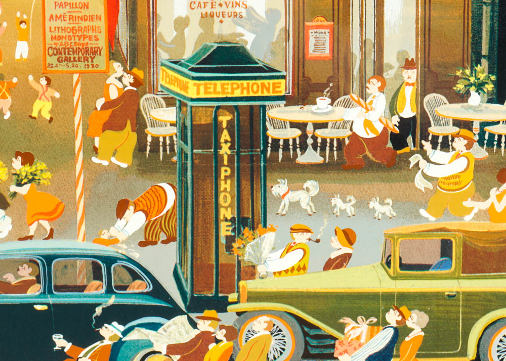 Hiro Yamagata Signed Serigraph "Exhibition 1980"