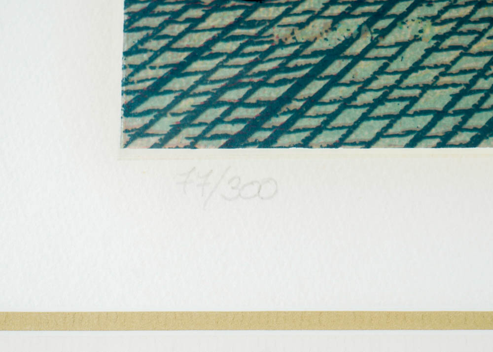 Hiro Yamagata Signed Serigraph "Exhibition 1980"