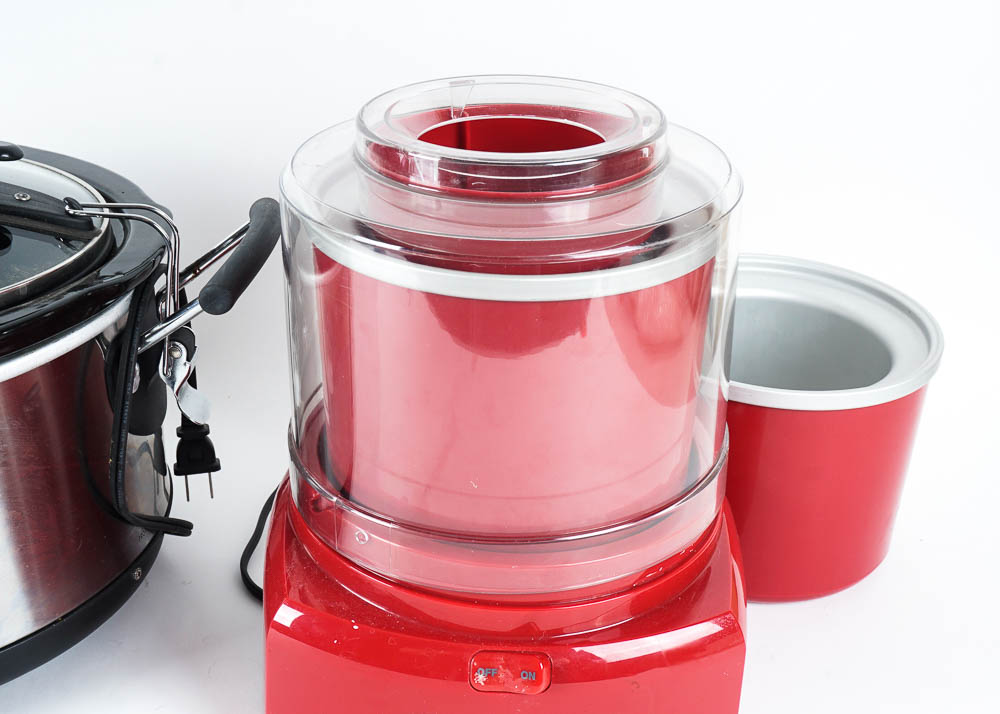 Cuisinart Ice Cream Maker and Hamilton Beach Slow Cooker