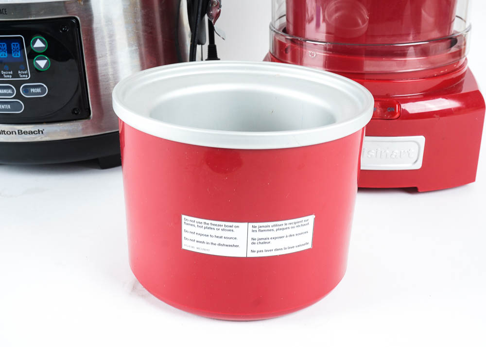 Cuisinart Ice Cream Maker and Hamilton Beach Slow Cooker