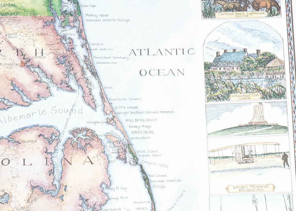 Decorative Maps of North America