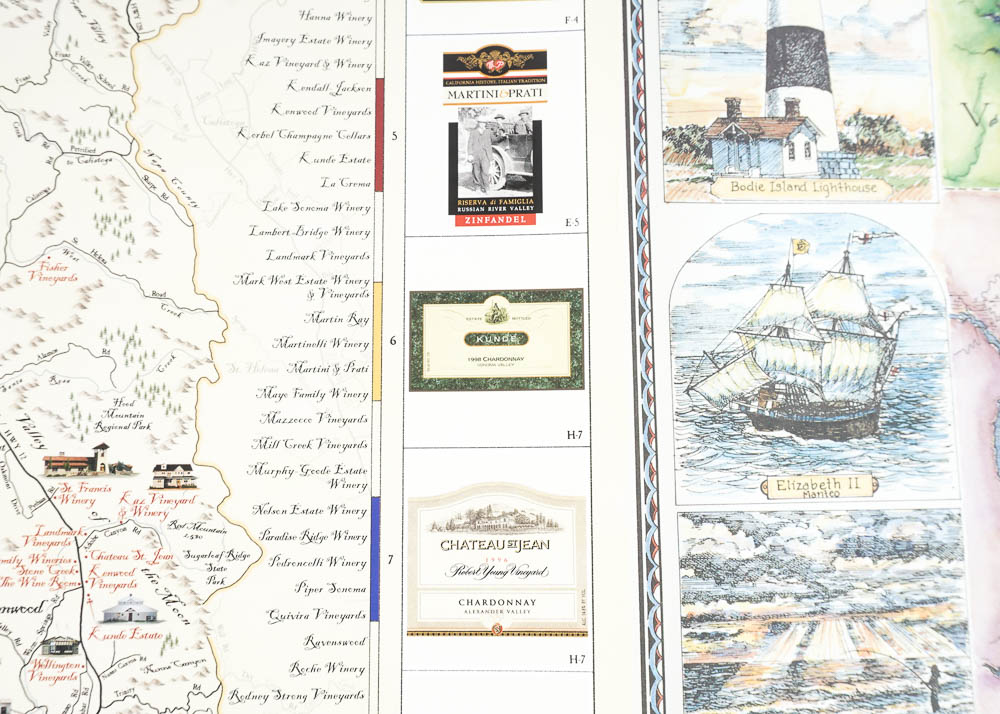 Decorative Maps of North America