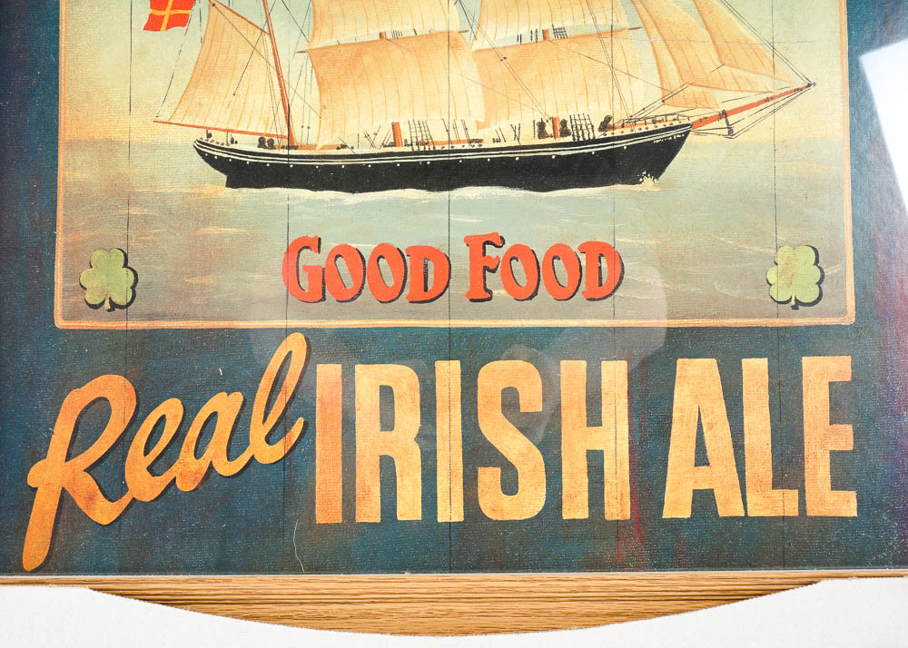 Framed Real Irish Ale Print