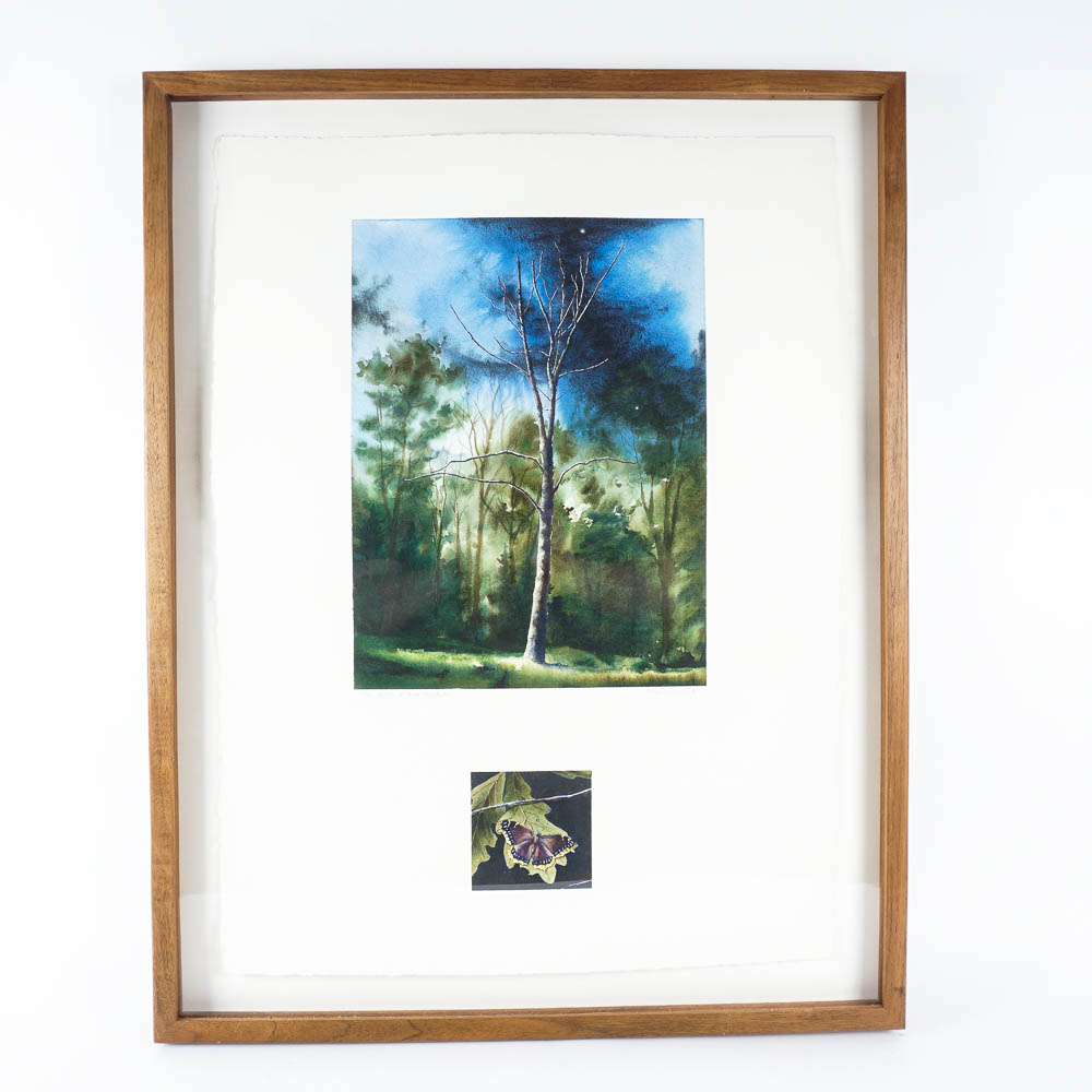 "The Spirit of Bear Meadow" Watercolor on Handmade Paper by Mike McFarland