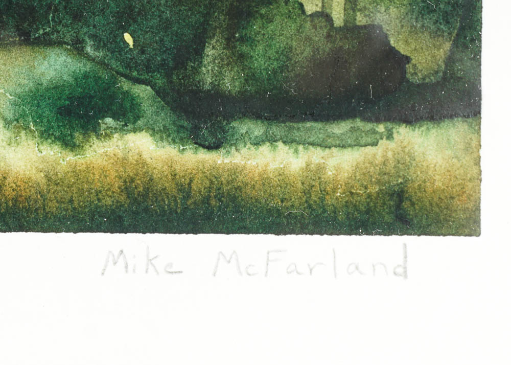 "The Spirit of Bear Meadow" Watercolor on Handmade Paper by Mike McFarland