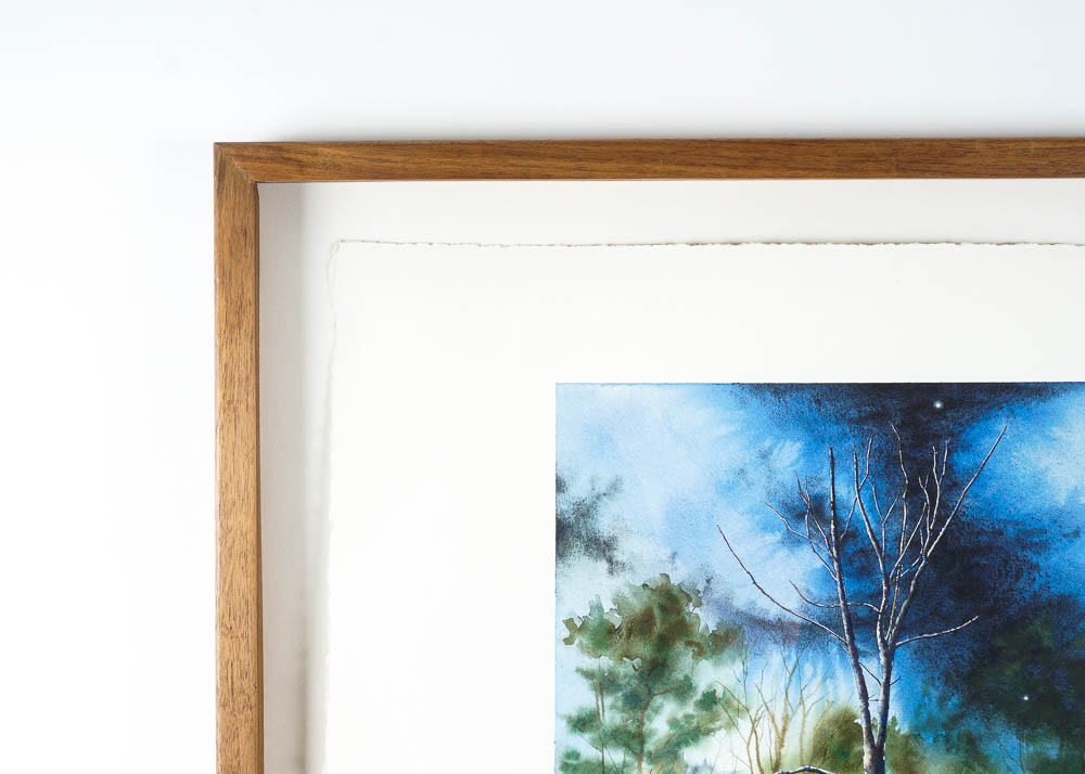 "The Spirit of Bear Meadow" Watercolor on Handmade Paper by Mike McFarland