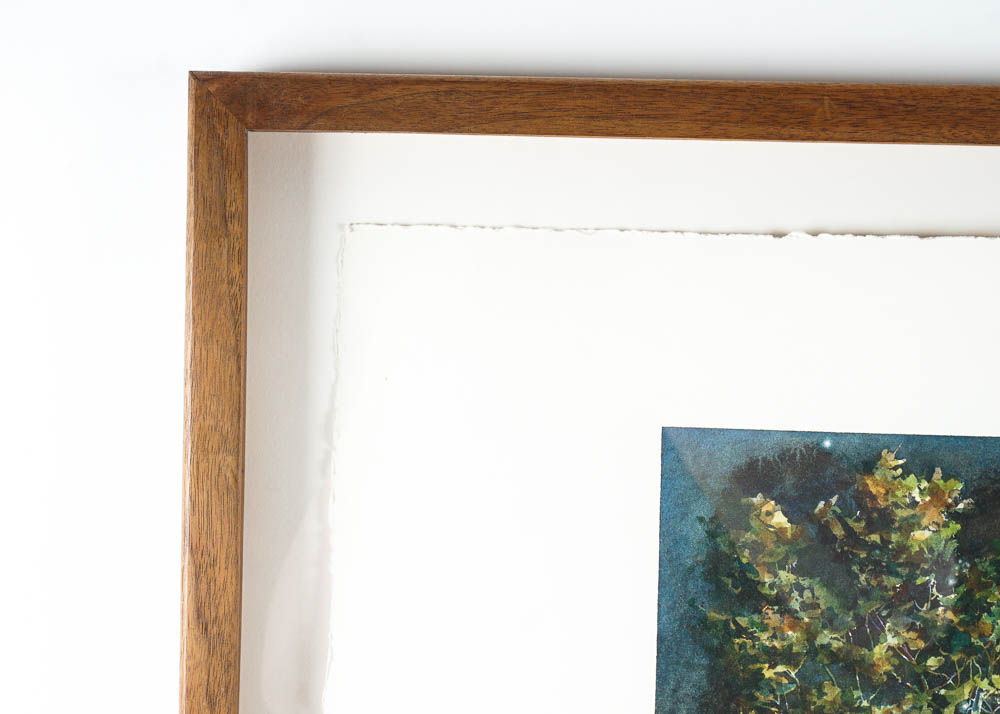 "Twilight of Summer" Watercolor on Handmade Paper by Mike McFarland