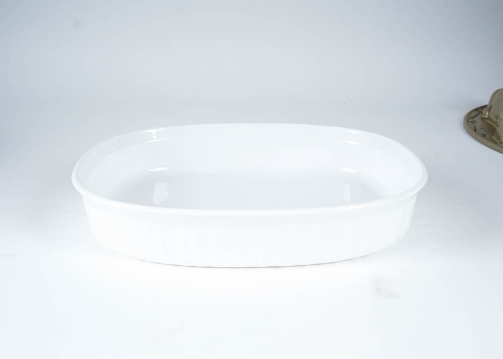 Baking Supplies Including Corningware and Cuisinart Ice Cream Maker