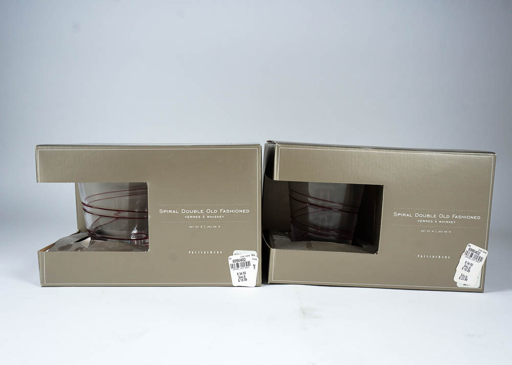 Snack Server and Glass Set