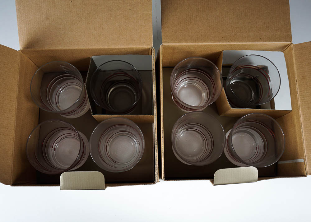 Snack Server and Glass Set