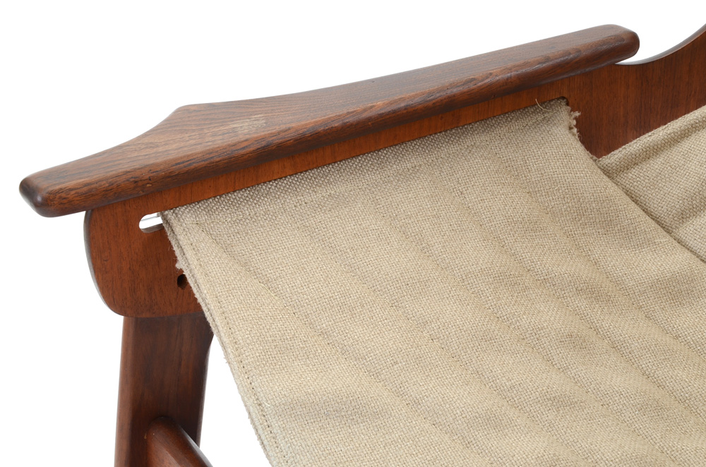 Jerry Johnson Walnut Sling Chair