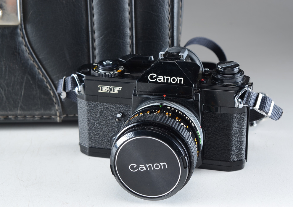 Canon EF Camera With Accessories and Case
