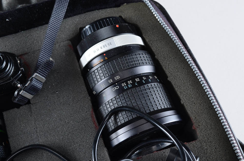 Canon EF Camera With Accessories and Case