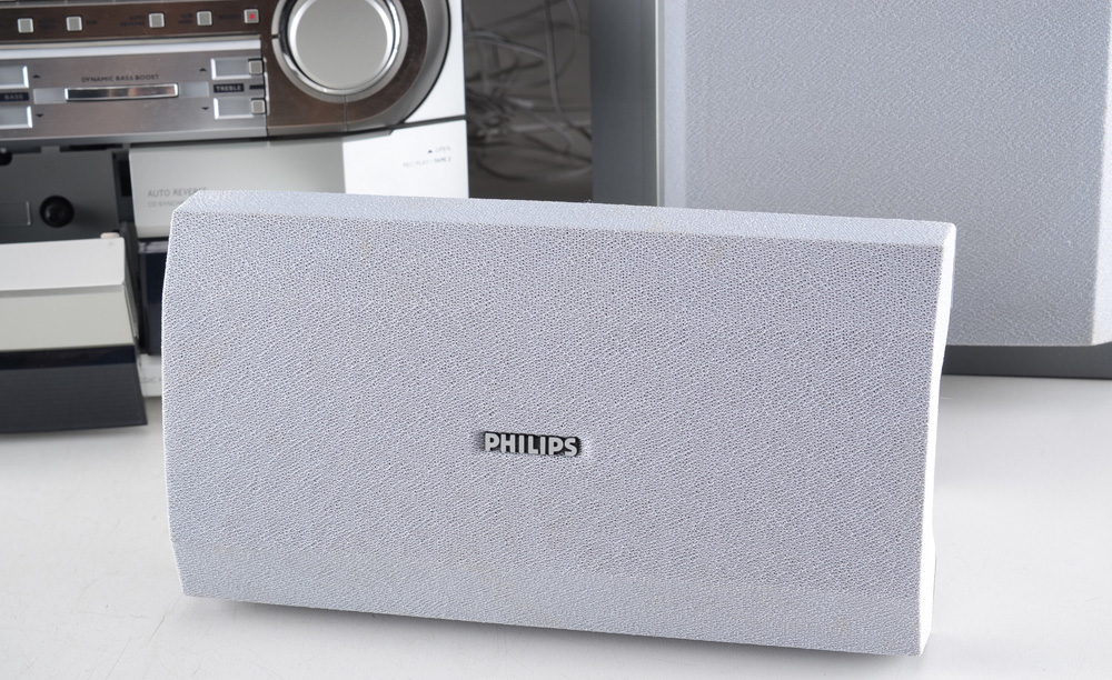 Phillips Mini HiFi System With Subwoofer and Five Speakers