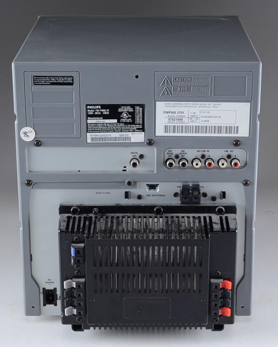 Phillips Mini HiFi System With Subwoofer and Five Speakers